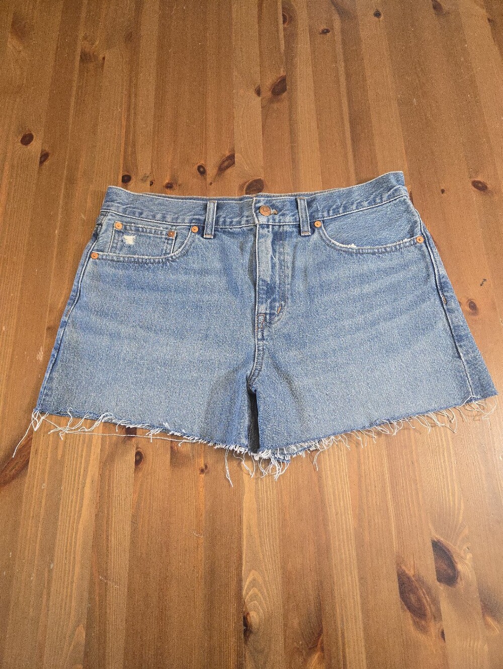 Madewell Relaxed Denim Cut Off Shorts Size 29